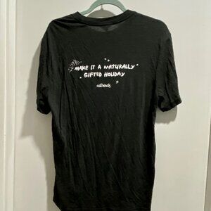 (3) Allbirds The Trino XO Tencel Lyocell Merino Wool Sporty Black Tee T-Shirt M